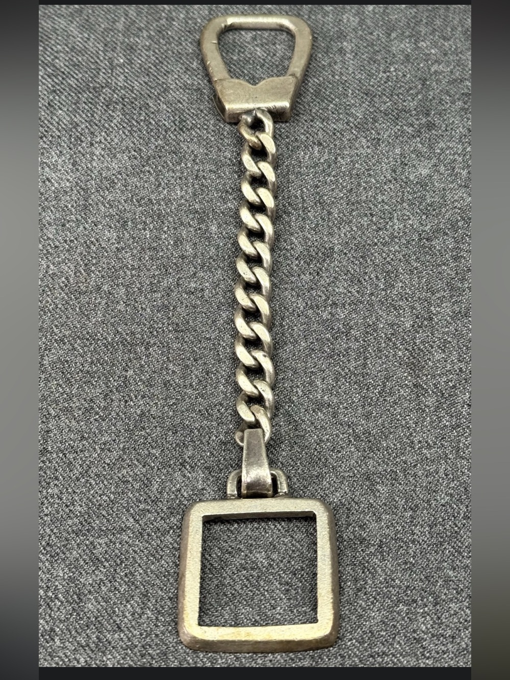 Vintage MCM Antonio Belgiorno Sterling Silver Keychain 925 Mexico/Argentina
